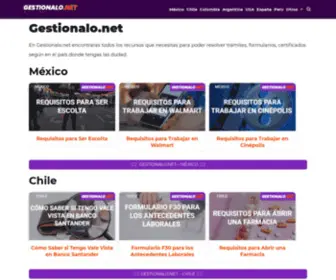 Gestionalo.net(Latinoamerica) Screenshot