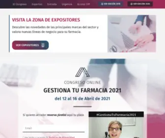 Gestionatufarmacia.com(GESTIONA TU FARMACIACONGRESO ONLINE) Screenshot