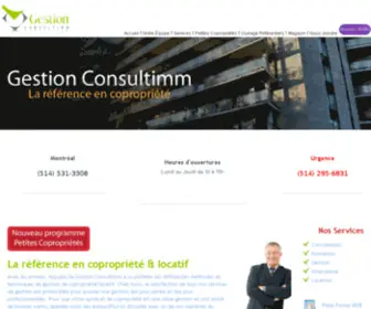 Gestionconsultimm.com(Copropriété) Screenshot