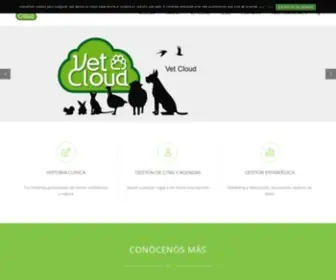 Gestiondeclinicasveterinarias.com(Vet CloudPrograma para la gestión de clínicas veterinarias) Screenshot