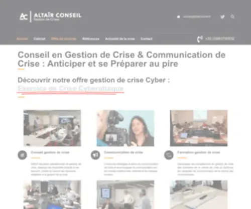 Gestiondecrises.com(Conseil Gestion de Crise & Com) Screenshot