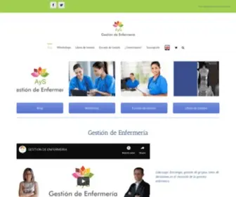 Gestiondeenfermeria.com(Gestión de Enfermería) Screenshot