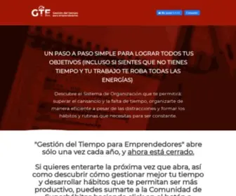 Gestiondeltiempoparaemprendedores.com(Gestión) Screenshot