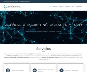 Gestiondigital.mx(Agencia De Marketing Digital En México) Screenshot