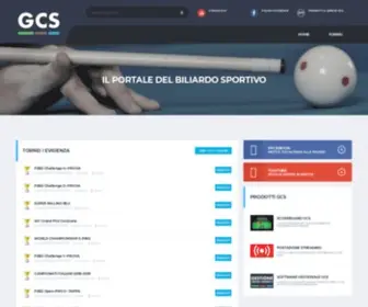 Gestionecs.com(Il portale del biliardo) Screenshot
