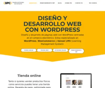 Gestionportalescomercio.com(Diseño y desarrollo web con WordPress) Screenshot