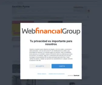 Gestionpyme.com(En podrás encontrar información relacionada con el mundo de las pequeñas y medianas empresas) Screenshot