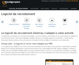 Gestmax.fr(Logiciel de recrutement et de gestion des candidatures) Screenshot