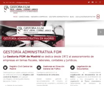Gestoriafgm.es(Gestoría Administrativa FGM en Madrid) Screenshot