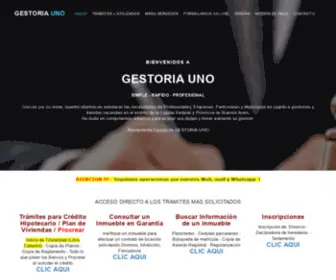 Gestoriauno.com(Gestoria Uno) Screenshot