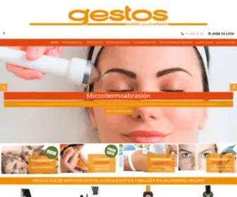 Gestosesteticaybelleza.es(Gestos. Centro de Estética y Belleza en Valdemoro) Screenshot