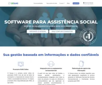 Gesuas.com.br(Software para Assistência Social) Screenshot