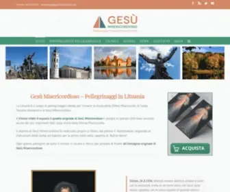 Gesumisericordioso.org(Gesù Misericordioso) Screenshot