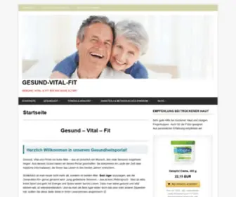 Gesund-Vital-Fit.net(Startseite) Screenshot