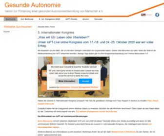 Gesunde-Autonomie.de(Gesunde Autonomie) Screenshot