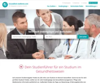 Gesundheit-Studieren.com(Der) Screenshot