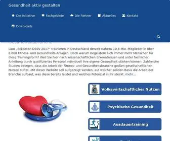 Gesundheitaktivgestalten.de(Gesundheit aktiv gestalten) Screenshot