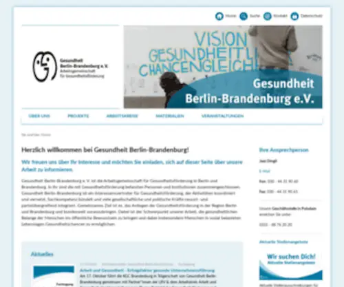 Gesundheitbb.de(GBB) Screenshot