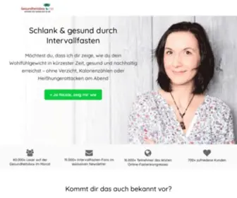 Gesundheitsbox.net(Schlank und Gesund durch Intervallfasten) Screenshot