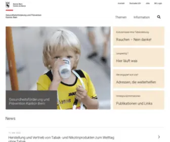 Gesundheitsfoerderung-BE.ch(Gesundheitsförderung) Screenshot