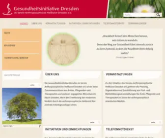 Gesundheitsinitiative-Dresden.de(Gesundheitsinitiative Dresden) Screenshot