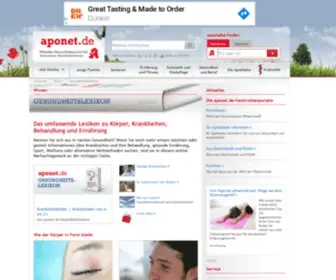 Gesundheitslexikon.de(Lexikon zu Körper) Screenshot