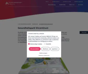 Gesundheitspark-Vincentinum.de(Gesundheitspark Vincentinum Augsburg) Screenshot