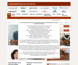 Gesundheitsportal-Privat.de(Gesundheitsportal Privat) Screenshot