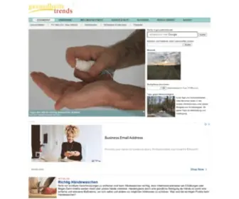 Gesundheitstrends.de(Gesundheitsmagazin) Screenshot