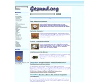 Gesund.org(Portal) Screenshot