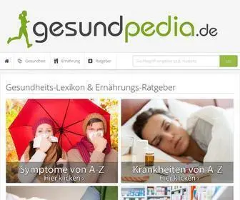 Gesundpedia.de(Gesundheits-Ratgeber & Lexikon) Screenshot