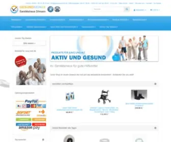 Gesundsein24.de(Gesundheitsprodukte & Kompressionsstrümpfe & online kaufen) Screenshot