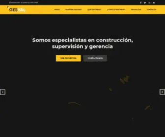 Gesvalperu.com(GESVAL S.A.C) Screenshot