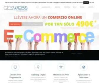 Geswebs.com(Diseño de páginas webs y soluciones en Internet) Screenshot