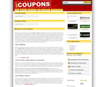 Get-Coupons.com(Get Coupons) Screenshot