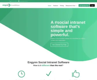 Get-Engynn.com(Intranet Software) Screenshot