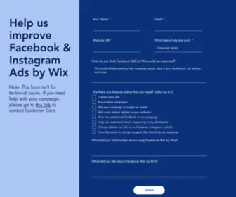 Get-Feedback-Wix.com(Feedback Form) Screenshot