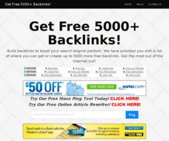 Get-Free-Backlinks.com(Get Free Backlinks) Screenshot