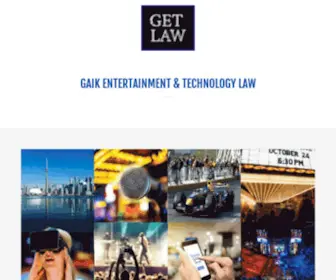 Get-Law.com(Gaik Entertainment & Technology Law) Screenshot