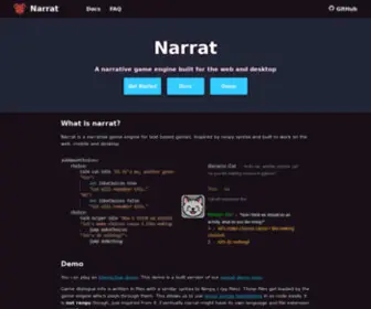 Get-Narrat.com(Narrat) Screenshot