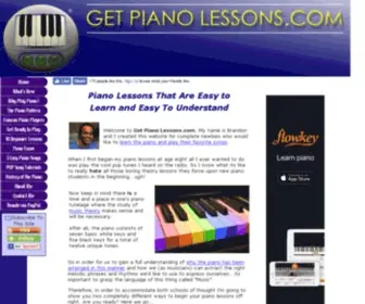 Get-Piano-Lessons.com(Get Piano) Screenshot