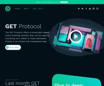 Get-Protocol.io(The Future of Ticketing) Screenshot