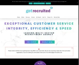 Get-Recruited.co.uk(Get Recruited a) Screenshot