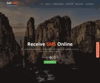 Get-SMS.com(Receiving SMS online to virtual SIM) Screenshot