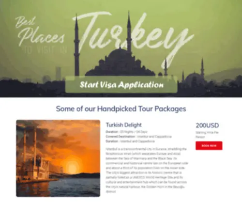 Get-Visa.co(Turkey Holiday Package) Screenshot