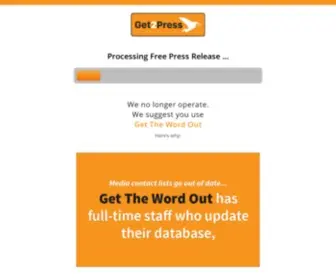 Get2Press.com.au(FREE Press Release Distribution) Screenshot