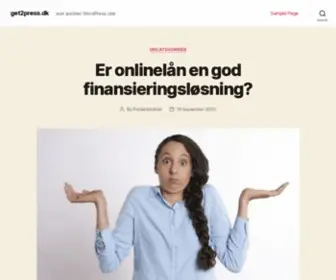 Get2Press.dk(get2press) Screenshot