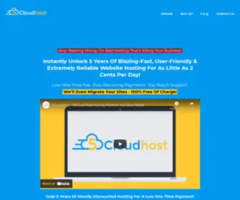 Get5Cloudhost.com(5 Years of Blazing) Screenshot