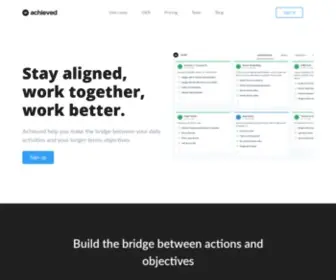 Getachieved.com(Achieved) Screenshot