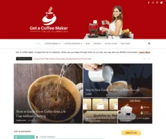 Getacoffeemaker.com(Best Home Coffee Maker Reviews) Screenshot